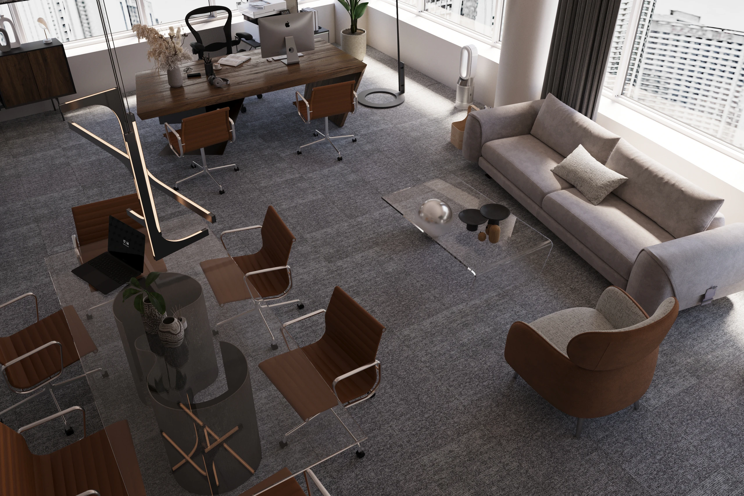 Mercantile Office Top View